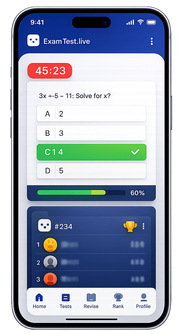 ExamTest.live mobile app
